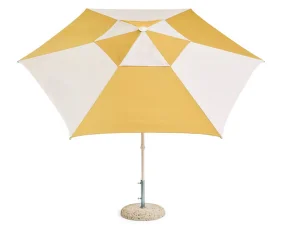 Terrazza Parasol Hexagon, off-white and ochre