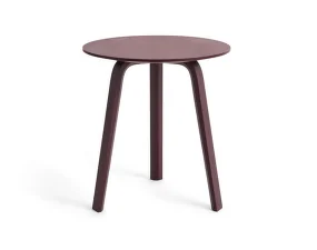 Bella Coffee Table Ø45x49, dark bordeaux