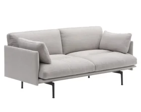 Outline Soft 2-seater Sofa, Clay 12