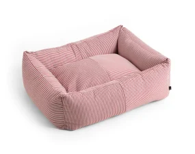 HAY Dogs Bed Zip M, red and white stripe