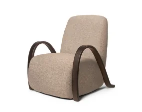Buur Lounge Chair Raw Bouclé, natural