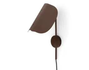 Wing Wall Lamp, bronzed aluminium