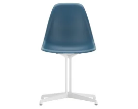 Eames Plastic Side Chair DSL, sea blue / white