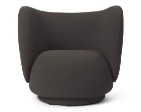 Rico Lounge Chair, Grain chocolate