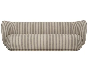 Rico Sofa 3, Louisiana sand / off-white