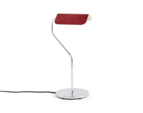 Apex Table Lamp, maroon red