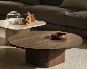 Eida Coffee Table 55x55, dark oiled oak