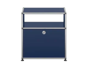 USM Haller M55 Bedside Table, steel blue