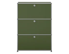 USM Haller Shelving G1, olive green