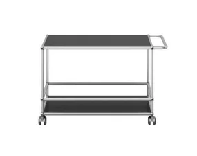 USM Haller Serving Trolley, graphite black