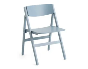 Backflip Chair, cloud blue lacquered beech