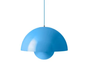 Flowerpot VP2 Pendant, swim blue