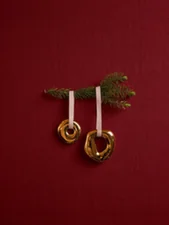 Orrith Ornaments Set of 2, brass