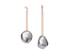 Bellure Baubles Set of 2 pcs, silver