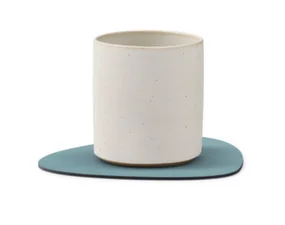 Glass Mat Curve Nupo, light blue