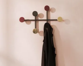Afteroom Coat Hanger, black/brass