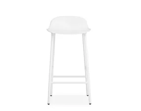 Form Bar Chair 65 cm Steel, white
