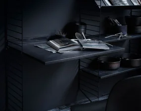 String Work Desk, black