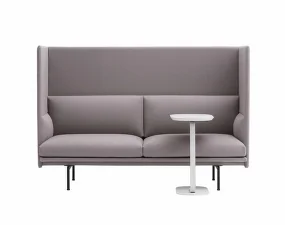 Relate Side Table 60.5, off-white
