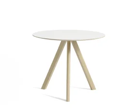 Copenhague CPH 20 Table Ø90, oak/white laminate