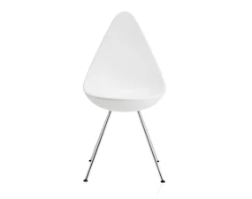 Drop™ Chair, chrome/white