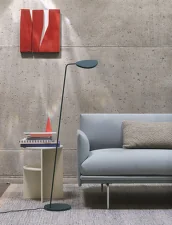 Leaf Floor Lamp, dark green