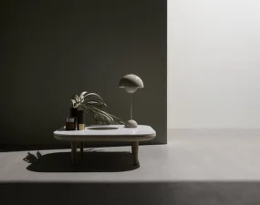 Flowerpot VP3 Table Lamp, grey beige