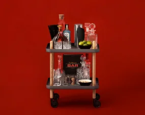Block Table, dark grey
