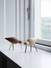 Shorebird Large, walnut/brass