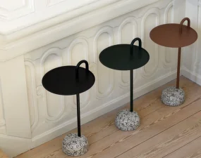 Bowler Side Table, beige