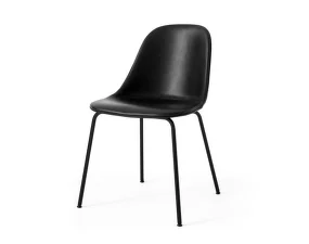 Harbour Side Chair Steel Base, Dakar leather 0842