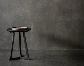 Tripod Side Table, black oak