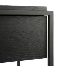 Monolit Console, black oak/black