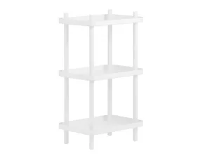 Block Shelf, white/white