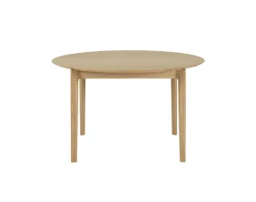 Bok Round Extendable Dining Table, oak