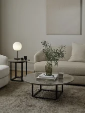 Lantern Table Lamp Small, opal glass