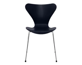 Series 7™ Chair Coloured, chrome/midnight blue