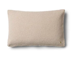 Clean Cushion Wool Boucle, natural