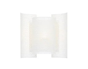 Butterfly Perforated Wall Lamp, white