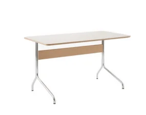 Pavilion AV16 Desk, oak / mushroom linoleum