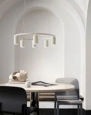 Donna Circle 60 Pendant, linen