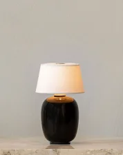Torso Portable Table Lamp, black