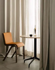 Ready Dining Chair Front Upholstered, red stained oak/Dakar 0842