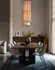 Androgyne Dining Table 210 cm, dark stained oak
