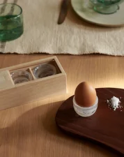 Tinta Egg Cups, Set of 4, white