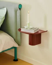 Flare Stripe Milk Candleholder, green