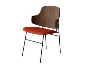 Penguin Dining Chair, walnut/Hallingdal 600