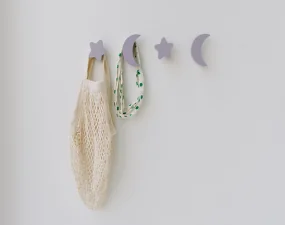Stars & Moons Hooks, lilac