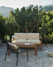 Virkelyst 3-seater, golden yellow stripe