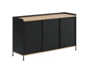 Enfold Sideboard 148x85, oak/anthracite black
